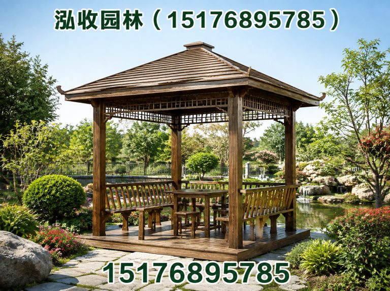 长沙防腐木展示图